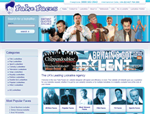Tablet Screenshot of fakefaces.co.uk